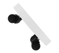 VICASKY Plateau Roulant pour Plantes Rond, Support à Plantes Mobile Blanc 250, Socle Robuste à roulettes pour Pots de Fleurs, Chariot Pratique pour Intérieur et Extérieur Jardin,