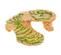 VICASKY Plateforme De Lézardage pour Tortues Échelle Imitation Pierre en Résine Solide Grand Format pour Habitat D’Aquarium Et Refuge Naturel des Reptiles