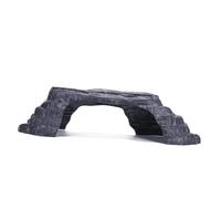 VICASKY Plateforme Turtle Sun en Résine Imitation Pierre Naturelle, Cachette Étanche pour Tortue Moyenne Taille, Décor Aquarium, Abri Reptile Terrarium Tortue Terrestre