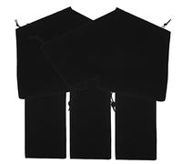 VICASKY Pochette de Rangement Portable pour Fer à Friser 5pcs en Velours Cordon, Protection et Organisation pour Usage Quotidien et Petits Espaces