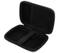 VICASKY Pochette de Rangement pour Glucomètre Noire en Pu Anti-peluche Compacte et Élégante, Protège L'appareil de Mesure de Glycémie, pour Paquet à Main ou Paquet de Travail