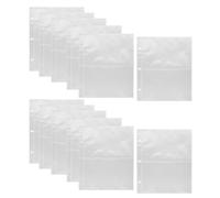 VICASKY Pochettes Photo Transparentes A5 12 Pièces Recharges Perforées 7 CM pour Album Photo Classeur Rangement Feuilles pour Collectionneurs de Cartes Postales
