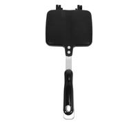 VICASKY Poêle à Sandwich en Alliage D'aluminium, Cuisson Rapide pour Maison | Surface Antiadhésive Lisse, Poignée Ergonomique, Usage Maison Cuisine Rv, Couleur Noire