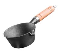 VICASKY Poêle Miniature en Fonte Antiadhésive Compatible Induction et Gaz, sans Assemblage, pour Cuisiner Œufs et Sauces Facilement
