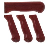 VICASKY Poignée de Couteau Cuisine en Bois Marron, Compatible, Facile à Remplacer, Accessoire Créatif pour Ustensile Cuisine Soi-même