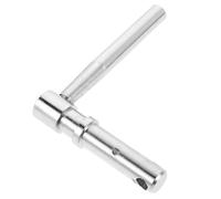 VICASKY Poignée de Porte de Chaudière Cnc Métal 12,2 X 9 Cm Ensemble de Poignée de Porte pour Poêle à Charbon Accessoires de Quincaillerie pour Poêle à Bois Robuste et Compatible