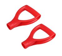 VICASKY Poignée en Plastique pour Pelle, Lot De 2, Poignée Antidérapante Rouge, Accessoires pour Outils De Jardinage, Remplacement pour Manches De Pelle Polyvalents