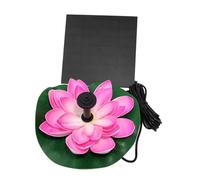 VICASKY Pompe à Eau Solaire pour Bassin avec Fontaine Flottante Forme de Lotus Pompe Solaire Automatique sans Batterie Décoration Jardin Extérieur Circulation Eau pour Étang Facile à