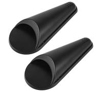 VICASKY Porte-Ciseaux Magnétique de Jardin 2 Pièces Noir Support Aéré en Plastique Robuste pour Réfrigérateur, Rangement Multifonctionnel pour Sécateurs, Ustensiles et Bureau,