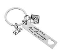 VICASKY Porte-clés pour cadeaux de pendaison de crémaillère 2024 - Accessoire élégant pour les propriétaires de maison - Ornements décoratifs pour la nouvelle maison - Idéal pour les nouveaux