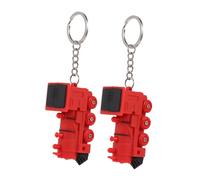 VICASKY Porte-clés Train LED Sonore Créatif Pendentifs Lumineux Rouges Compacts Cadeau Portable pour Clés et Sacs