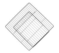 VICASKY Porte De Cage Grillagée pour Chat Panneau De Porte Métallique à Monter -même Accès Facile Et Empêchement Animaux