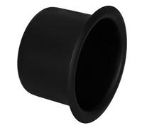 VICASKY Porte-gobelet Encastré en Acier Inoxydable Noir pour Canapé, 78 MM | Installation à Encastrer, Diamètre Intérieur 78mm et Base 81mm, pour Accoudoirs, Salon, Bateau