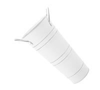 VICASKY Porte Parapluie Fuite Support de Rangement Multifonctionnel pour Parapluies Journaux et Fleurs Seau Haut Blanc Organisateur et Décoratif pour