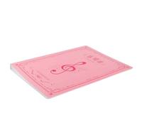 VICASKY Porte-partitions pour Piano 50 Pages Double Face Classeur de Partitions Musicales Rose Pâle, Pochette Protectrice pour Rangement et Organisation, Accessoire Pratique pour Studio