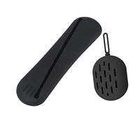 VICASKY Porte-Pinceaux de Maquillage en Silicone 2Pcs Trousse de Rangement Portable Étui à Éponge de Maquillage Paquet de Voyage Pratique pour Beauté