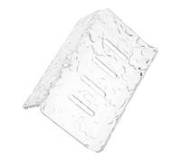 VICASKY Porte-savon en acrylique Porte-savon auto-drainant Porte-éponge Salle de bain Porte-savon Porte-savon Porte-savon Douche pour le mur de salle de bain - Plateau transparent