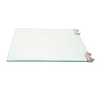 VICASKY Porte Vitrée Coulissante de Rechange 24 X 25 CM en Verre Trempé pour Machine à Saucisses Kit de Porte pour Appareils Hot Dog Pièces Détachées pour Équipement de Préparation