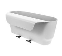VICASKY Pot à Suspendre pour Plantes Dintérieur et Balcon Jardinière Résistante Blanc avec Conception Épaisse Adaptée pour Balustrade et Décoration Maison Bureau Jardin