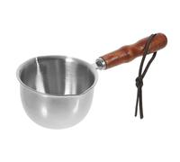 VICASKY Pot Acier Inoxydable pour Fondre Beurre Chauffer Lait et Verser Huile Casserole Compacte à Fond Plat pour Cuisson Polyvalente
