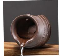 VICASKY Pot Céramique Fontaine Eau Extérieure Décorative avec Circulation Eau pour Jardin Balcon Cour Vase Hydroponique Naturel Cascade Relaxante sans Pompe Pot Paysager Étanche