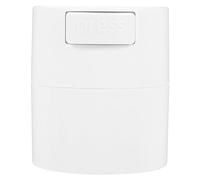VICASKY Pot De Rangement Pour Colle à Cils Pressable, Conteneur Blanc Compact, Stockage Sous Vide Anti-humidité, Accessoire Incontournable Pour Extensions De Cils, Usage Professionnel Et Voyage