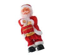 VICASKY Poupée Père Noël Électrique Jouet de Noël Qui Chante et Danse Décoration Compacte