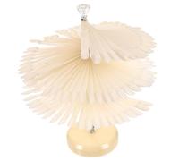 VICASKY Présentoir à Ongles Bâtonnets 120 Pièces Naturel Rond, Support De Présentation Vernis à Ongles, Accessoires Nail Art, Pratique Pour Manucure Et Entraînement Professionnelles