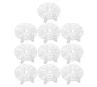 VICASKY Présentoir à Ongles en Plastique Transparent 10 Pcs Support Lotus Antidérapant pour Nail Art, Porte-Clous pour Peinture, Main d'Entraînement aux Ongles, pour Salon et Entraînement