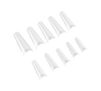 VICASKY Présentoir à Ongles Transparent 500 Pièces Palette de Faux Ongles Accessoires de Manucure Pratiques pour Pratiquer Nail Art Facile à Transporter