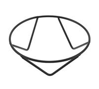 VICASKY Présentoir en Fer Noir pour Ballons de Sport 15x5 Cm - Support Stable et Antidérapant pour Basket, Football, Volley-Ball - Socle Filaire Solide pour Exposition à Domicile ou