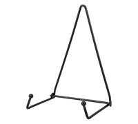 VICASKY Présentoir Mural Métal Noir Moyen, Support Porte-assiettes Pliable Polyvalent, Chevalet Décoratif Stable pour Plaque Murale, Étagère de Présentation Cuisine et Salle à Manger, 1