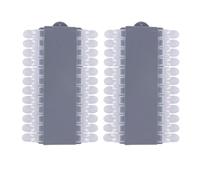 VICASKY Présentoir Ongles Détachable 2 Pièces Nuancier Vernis à Ongles Gris pour Manucure Professionnelle Salon et Usage DIY