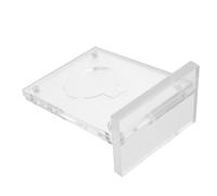 VICASKY Présentoir Porte-médiators en Acrylique Transparent 6,5×9,5 Cm, Boîte de Rangement Anti-poussière et Résistante aux UV, Cadre Vitrine Magnétique pour Guitaristes et Collection