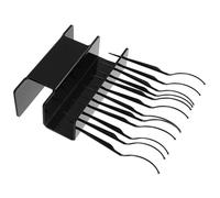 VICASKY Présentoir pour Extensions de Cils Bâtonnets de Pose Organisateur de Rangement Noir pour Support de Mannequin de Cils pour Événements Beauté