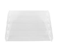 VICASKY Présentoir pour Vernis à Ongles Transparent 5 Niveaux 31x21,2x13,5 Cm en Acrylique Détachable Support Manucure Rangement Maquillage Salon