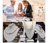 VICASKY Présentoir Rotatif Solaire à 3 Niveaux 360° pour Bijoux, Montres et Colliers, Support D’exposition Argenté Multifonction Plateau Tournant Automatique et Alimentation Solaire