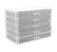 VICASKY Présentoir Transparent pour Collection de Rochers avec Diviseurs Amovibles Organiseur Multi-usages pour Cristaux Coquillages et Bijoux Présentation Élégante et Protection