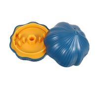 VICASKY Presse-ail Manuel en Acier Inoxydable, Petit Outil Cuisine Compact Bleu Foncé, Pilon à Ail et Piment Pratique pour Hacher Légumes, Gadget Manuel pour Purée D’ail et Épices, Facile