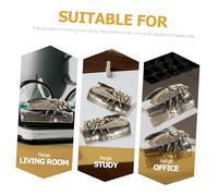 VICASKY Presse-papiers Laiton Cigale Décoratif Statue de Bureau Stable et Ornement Rétro pour Maison et Bureau Cadeau Original Laiton Massif