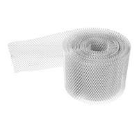 VICASKY Protection Gouttiere Anti Feuille en Alliage D'aluminium, Grille de Protection de Gouttière pour Système de Drainage, Permet le Passage de L'eau et Évite L'obstruction