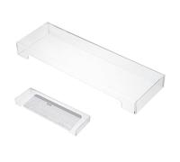 VICASKY Protection pour Clavier en Acrylique Transparent, Housse Étanche et Facile à Nettoyer, Couvre-Clavier Polyvalent pour Bureau et Maison