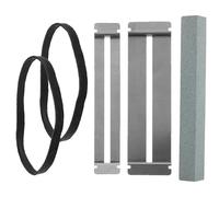 VICASKY Protections de Touche pour Guitare Pierres de Ponçage Vertes 3 Cales de Ponçage Élastiques - Kit D’Outils de Réparation pour Luthier Compatible Guitares Électriques et