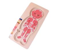 VICASKY Puzzle Éducatif Bois pour Garçon Fille Apprentissage Corporel Plusieurs Couches Développement Intellectuel et Coordination Main Œil pour Garçon Fille Dès Ans