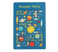 VICASKY Puzzle Éducatif en Bois Naturel pour Garçon et Filles en Bois Extérieur sans Danger Puzzle Planète Coloré Développement Intellectuel Jeu Précoce pour Bébé Surface Lisse et