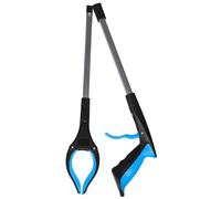 VICASKY Ramasseur De Déchets Pliable Et Outil De Ramassage Ergonomique Poignée Antidérapante Charnière Verrouillable Pour Récupérer Objets Tombés La Maison Extérieur