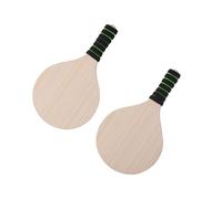 VICASKY Raquette de Plage pour Jeu de Badminton Extérieur avec Poignée Couleur Aléatoire Paddle Beach Ball pour Adultes et Garçon Fille Couleur Aléatoire