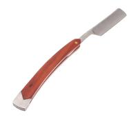 VICASKY Rasoir Droit Manuel avec Manche Bois Lame Inoxydable pour Barbe et Cheveux Pliable et Outil de Rasage pour Hommes et Coiffure