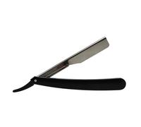 VICASKY Rasoir Manuel pour Hommes 2 Pièces Rasoir Droit Coupe-choux Noir Outil de Barbier Portable pour Barbe Favoris et Cheveux Courts et Précis pour Usage Domestique et Voyage