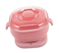 VICASKY Réchauffeur De Cire Épilation Électrique Portable Silicone Pot Pliable Non-adhésif Pour Épilation à Rose Eu
